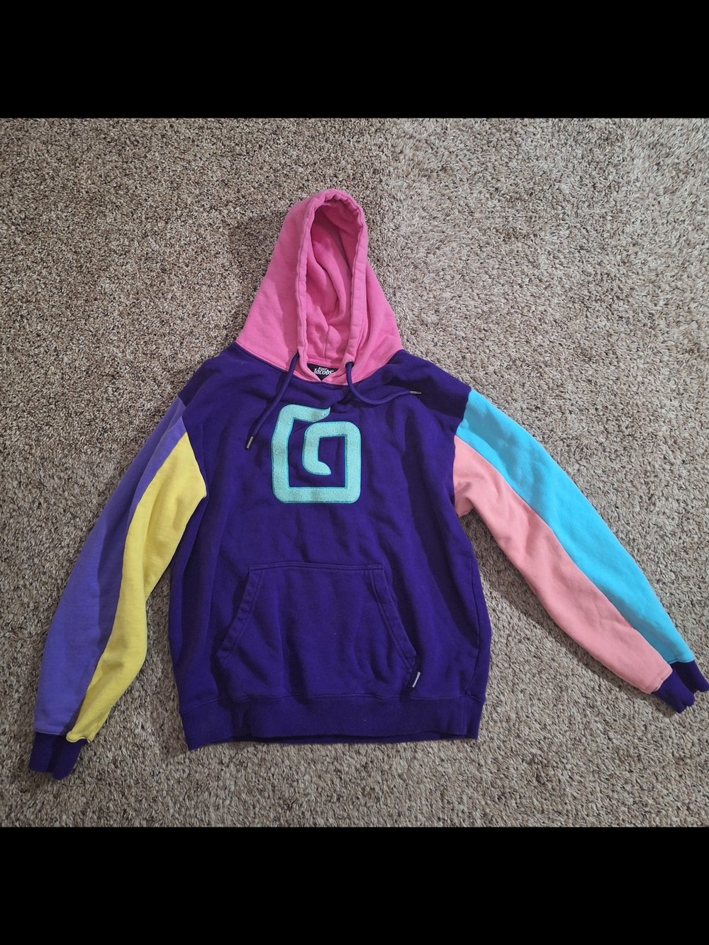 Karl Jacobs Originals 2021 Enchanted Colorblock Hoodie Size L